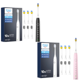 Pachet Promo Periute de dinti electrice P100 pentru adulti (Roz + Negru)